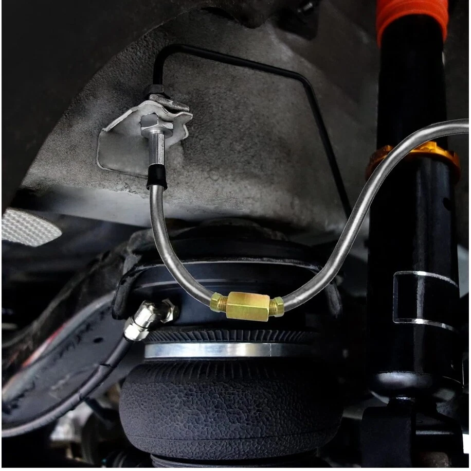 Brake Line Repair Kit 3/16 + 1/4 25 FT Pipe Single Flaring Tool Nuts Fittings A+ - Image 4 of 4