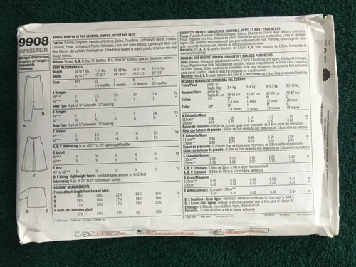 Simplicity Patterns ~ All are Baby Patterns 7-24 LBS * ~ * ~ * ~ * Listing 2428 - Picture 65 of 81