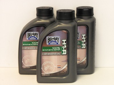 24,50 /l Bel Ray H1-R Racing 3 x 1 L vollsyn Ester 2-Takt Misch Öl 