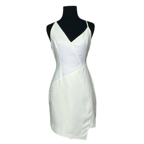 BCBGMAXAZRIA Cotton Eyelet Ruffle Mini Dress | eBay