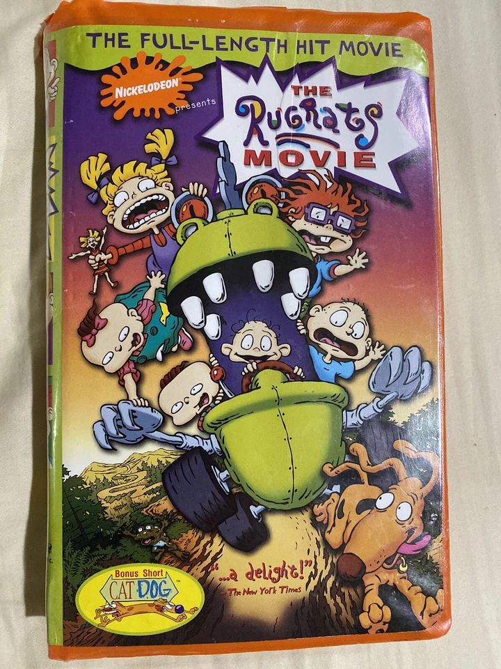 Nickelodeon Vhs Paramount Rugrats The Movie 1998 Nickelodeon Animation Comedy Foto 4 de 4