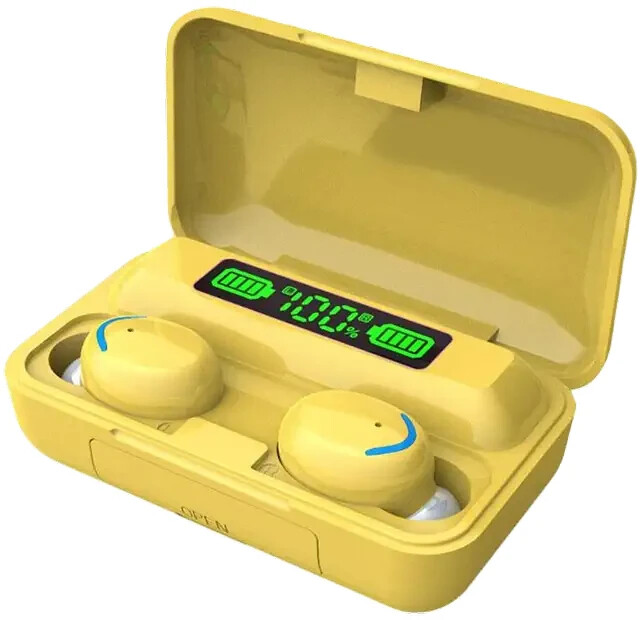 Bluetooth earbuds wireless headphones led display-image
