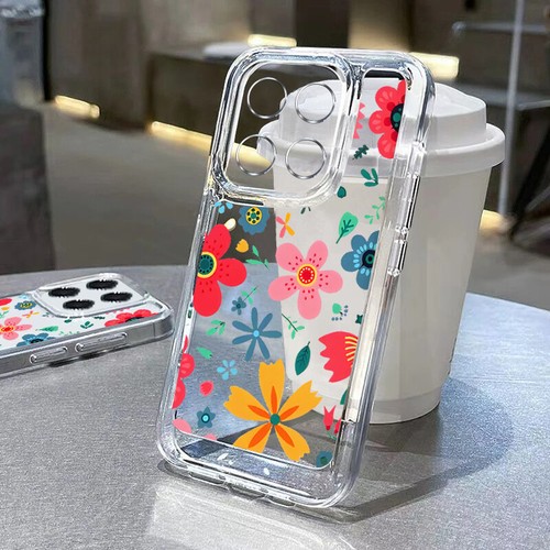 For Xiaomi Poco M6 X6 14T Redmi Note 13 Pro 12 11 Clear Soft Case Flower Cover - Picture 15 of 23