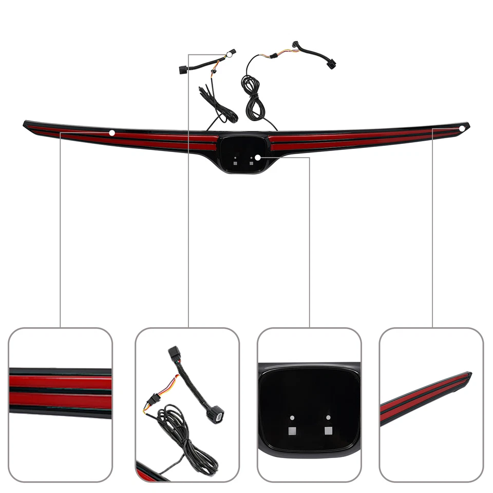 For 2017-2022 Honda CR-V Rear Trunk LED Tail Light Rear Bumper Brake Light Lamp Foto 3 de 4