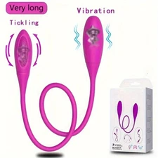 Double Head Vibrator Egg G Spot Anal Stimulator Dildo Women Sex Toy for Couple