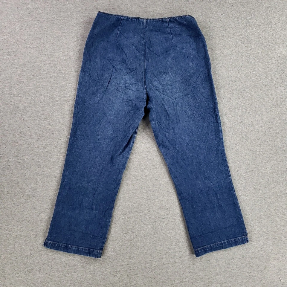 VINTAGE Forenza Size 10 Jeans Retro 90s High Rise Capri Crop Retro - Image 4 of 4