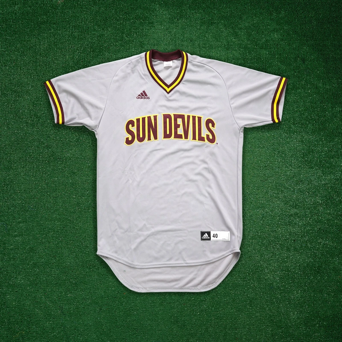 Arizona State Sun Devils adidas Team Baseball Jersey - White