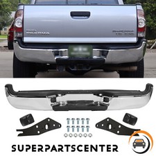 Chrome Rear Step Bumper Assembly For 2005-2015 Toyota Tacoma Wmounting Hardware