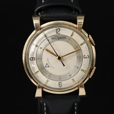 (Rare) Vintage 1956 1.5Gen. LeCoultre Memovox Alarm Wristwatch