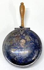 A True VTG Horse Engraved Silver-plate Engraved EPC 300 Crumb Butler Plate W/Lid