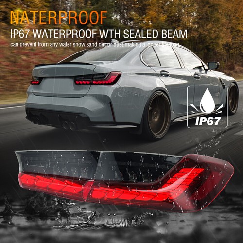 Pair Outer+Inner LED Tail Light For BMW 3 Series G20 G28 G80 M3 2019-2022 LH+RH - Picture 12 of 20