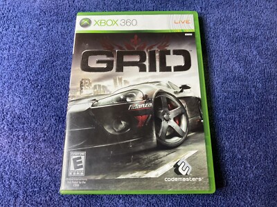 GRID Microsoft Xbox 360 2008 Complete Tested Working Street Racing