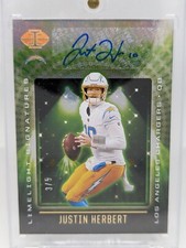 2021 Illusions Limelight Auto Justin Herbert SSP /5  Chargers 