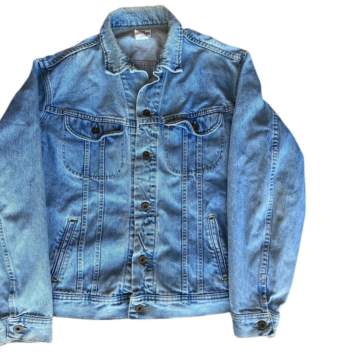 Vintage 90's Lee Dungarees Can't Bust EM Denim Trucker Vintage 90's Lee Dungarees Can't Bust EM Denim Trucker