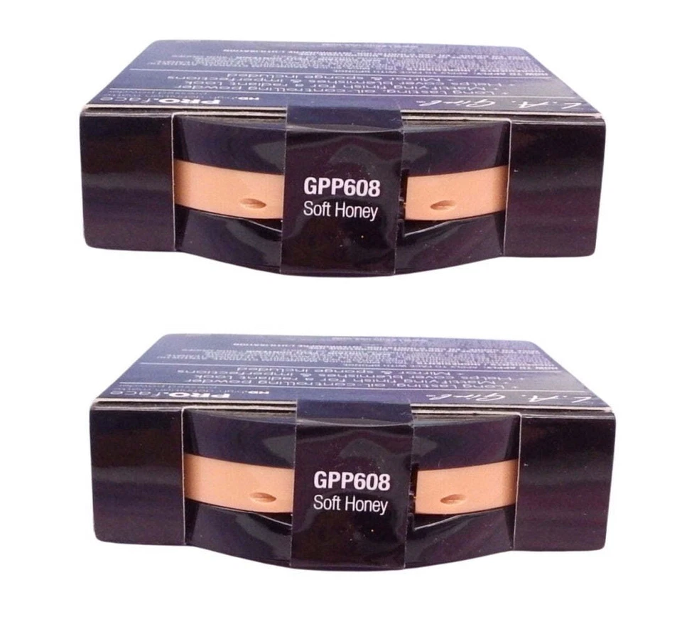 Pack of 2 L.A. Girl PRO Face High Definition Matte Pressed Powder, Soft Honey  - Image 4 of 4