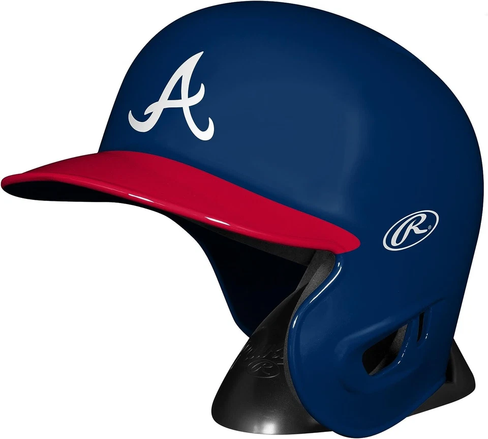 Atlanta Braves MLB Rawlings Replica MLB Baseball Mini Helmet - Image 3 of 4