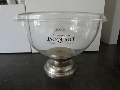 19305/ Jacquart Champagne  Kühler Eiseimer Glas für Magnum oder mehrere 0,75 Fl.