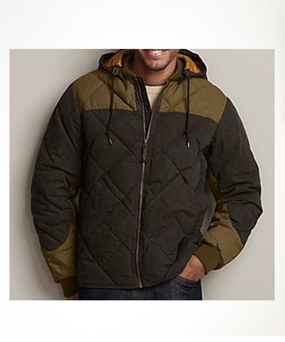 NWT Eddie Bauer Men's Skyliner Waxed Jacket Hooded Dark NWT Eddie Bauer Men's Skyliner Waxed Jacket Hooded Dark