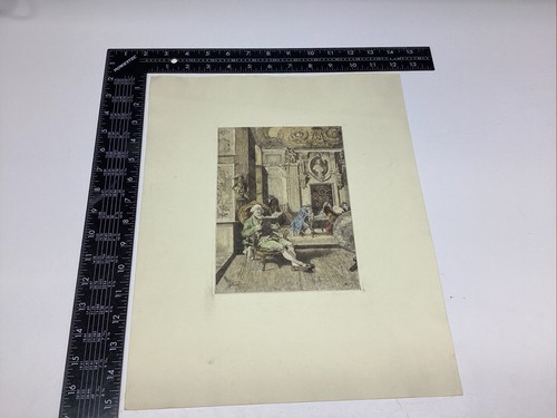 P1-4 Art Paper Etching Print Photogravure Color MARIANO FORTUNY MARSAL BARRY SC - 第 1/14 張圖片