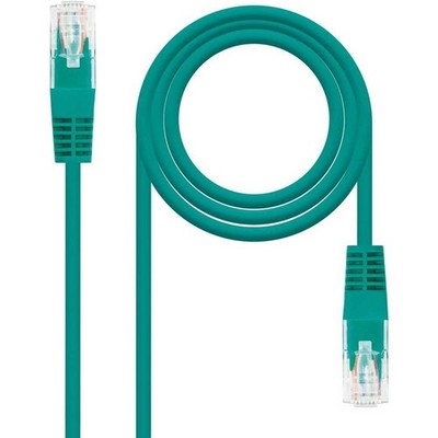 Ethernet Patchkabel RJ45, Cat.5e UTP AWG24, Grün 2m