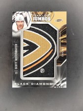 2022-23 UD Black Diamond Scott Niedermayer Team Logo Jumbo Patches