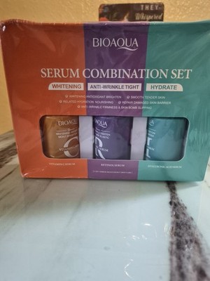 BIOAQUA Serum Set Vitamin C Retinol Hyaluronic Acid Whitening Hydrate 3x30ml