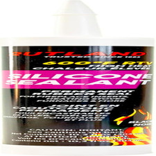 Rutland 600 F RTV High Heat Silicone Sealant Black, Usa-Made High Temperature Ga