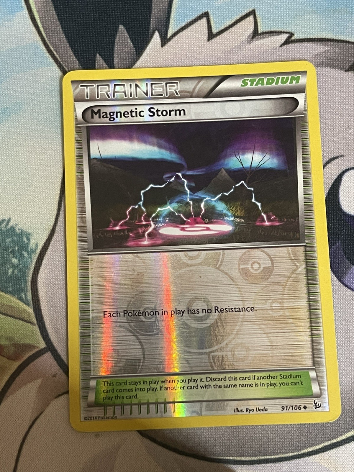 Magnetic Storm 91/106 Uncommon Flashfire Pokemon Reverse Holo MP