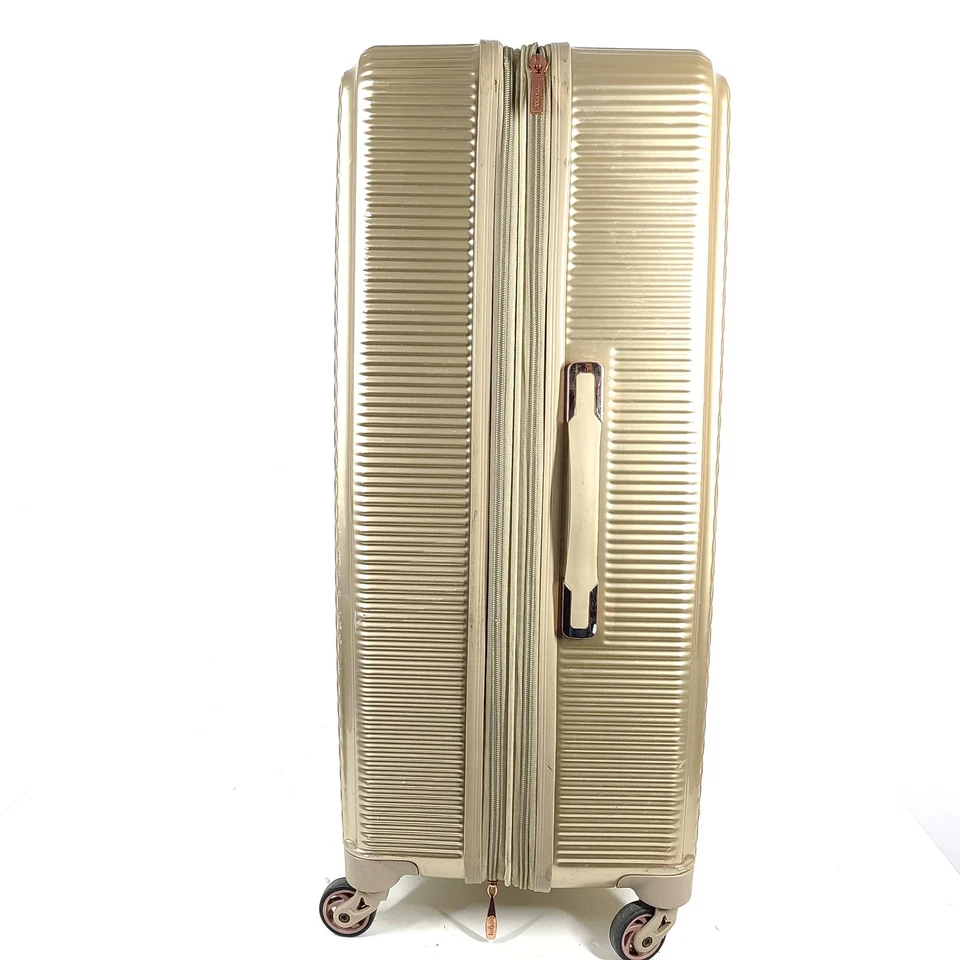 Equipaje de facturación Kensie Dawn 29" giratorio carcasa rígida expandible dorado pálido Foto 2 de 4