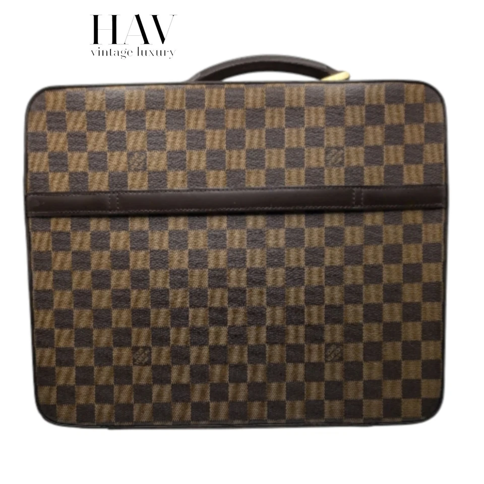 AUTÊNTICA PASTA LOUIS VUITTON PORTE-ORDINATEUR SABANA DAMIER LEVEL CAIXA CERTIFICADO DE AUTENTICIDADE  - Imagem 3 de 4