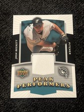 2004 Upper Deck Josh Beckett Peak Performers Jersey #PP-BE Baseball Marlins