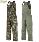 Fortis Tundra Waterproof Salopettes – Heavy-Duty Camo/Green Fishing & Outdoor