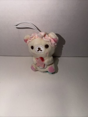 San-X Korilakkuma Bedtime Plush Holding Pink Star 3  Rilakkuma