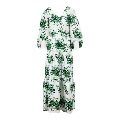 M&S Collection Midaxi-Stufenkleid mit Blumenmuster und V-Ausschnitt Damen Ladies UVP 49,50 £