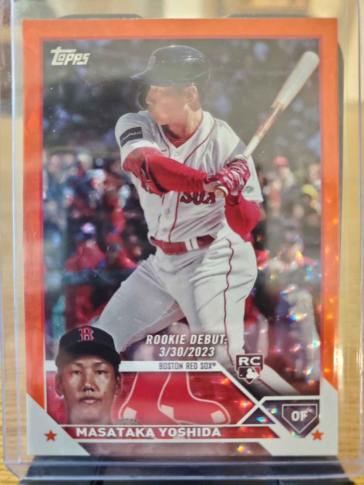 2023 Topps Update Series - Rookie Debut Masataka Yoshida Orange Foil /299 (RC)