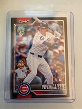 2026 Topps Series 1 Celebration, Owen Caissie, RC, Hidden Mascot, 02/10 Black