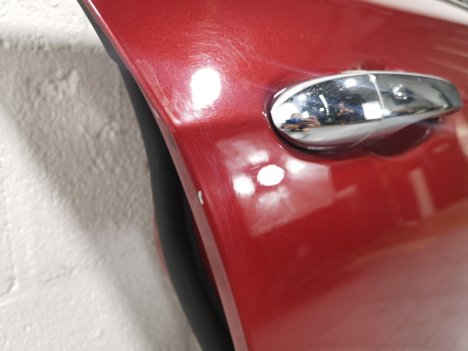 Maserati Ghibli S AWD 3.0 2014 V6 Front Right Door Shell Panel Red Color HP0886C