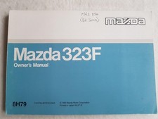 MAZDA 323F Car Owners Manual JUL 1995 #8H79-EE-95A