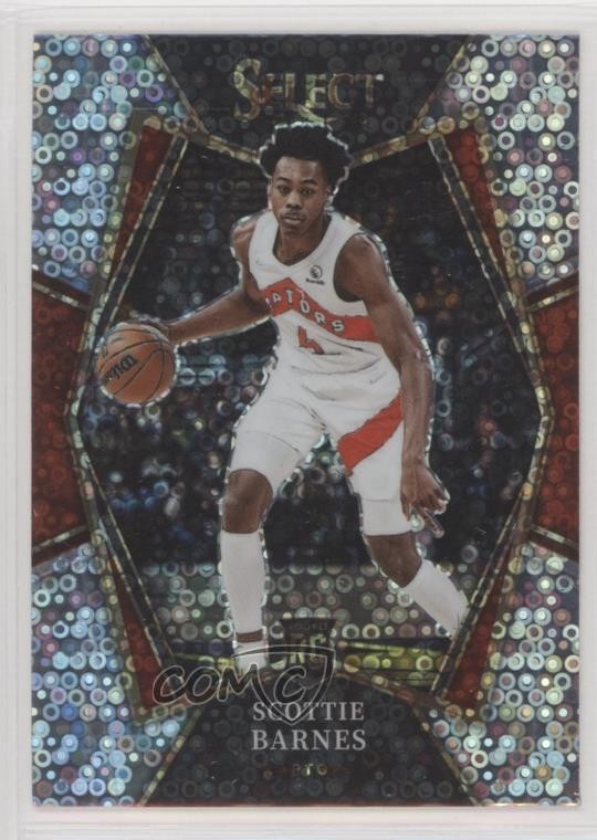 2021-22 Panini Select Premier Level Disco Prizm Scottie Barnes #111 4g8