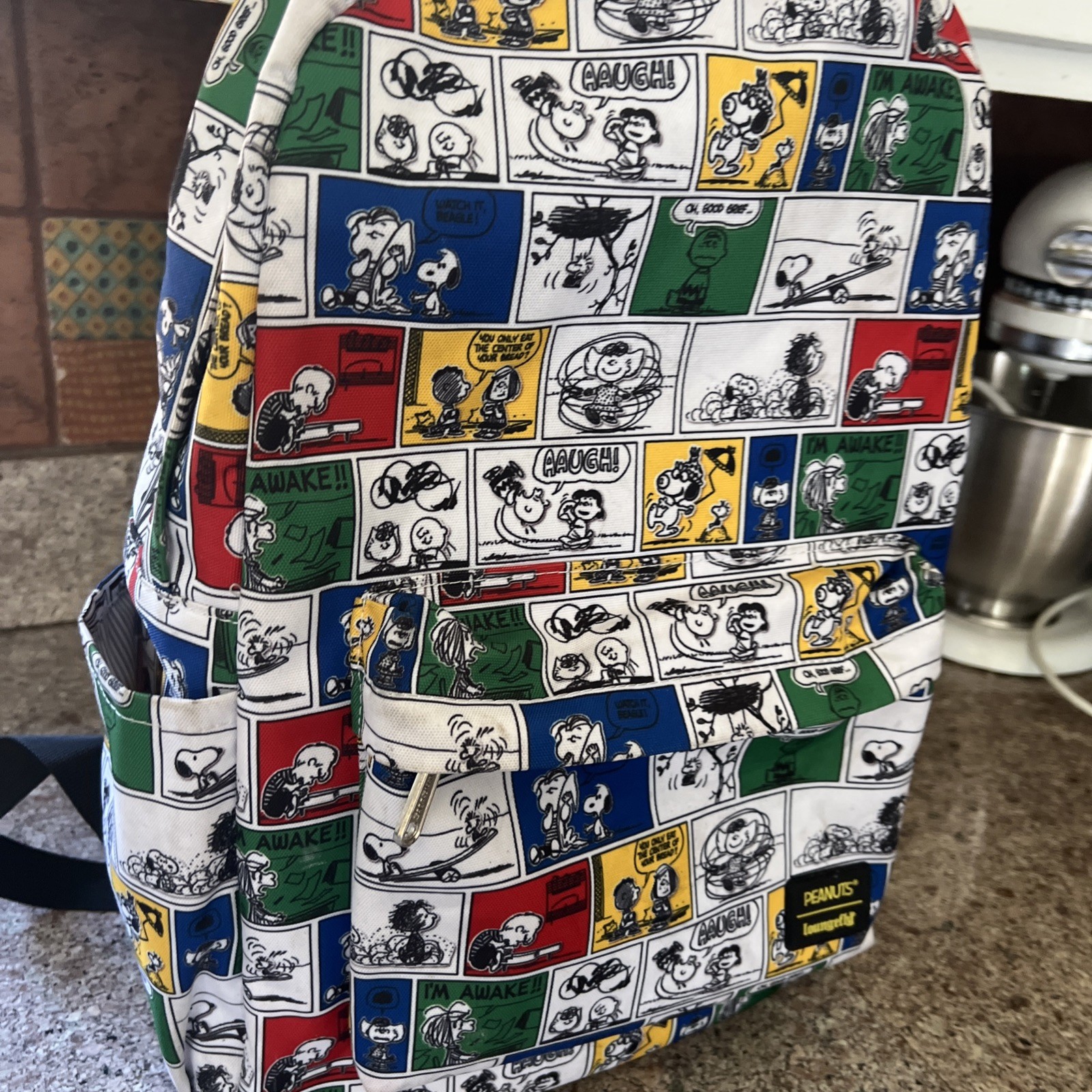 Peanuts (Snoopy) collaboration backpack lounge fl… - image 2