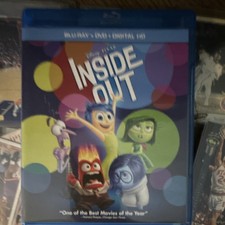 Disney Pixar Inside Out Blu-ray DVD Digital HD