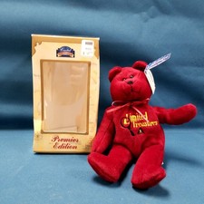 New/Tagged Limited Treasures Sherlock Red Beanie Bear Retired 1998 W/Box