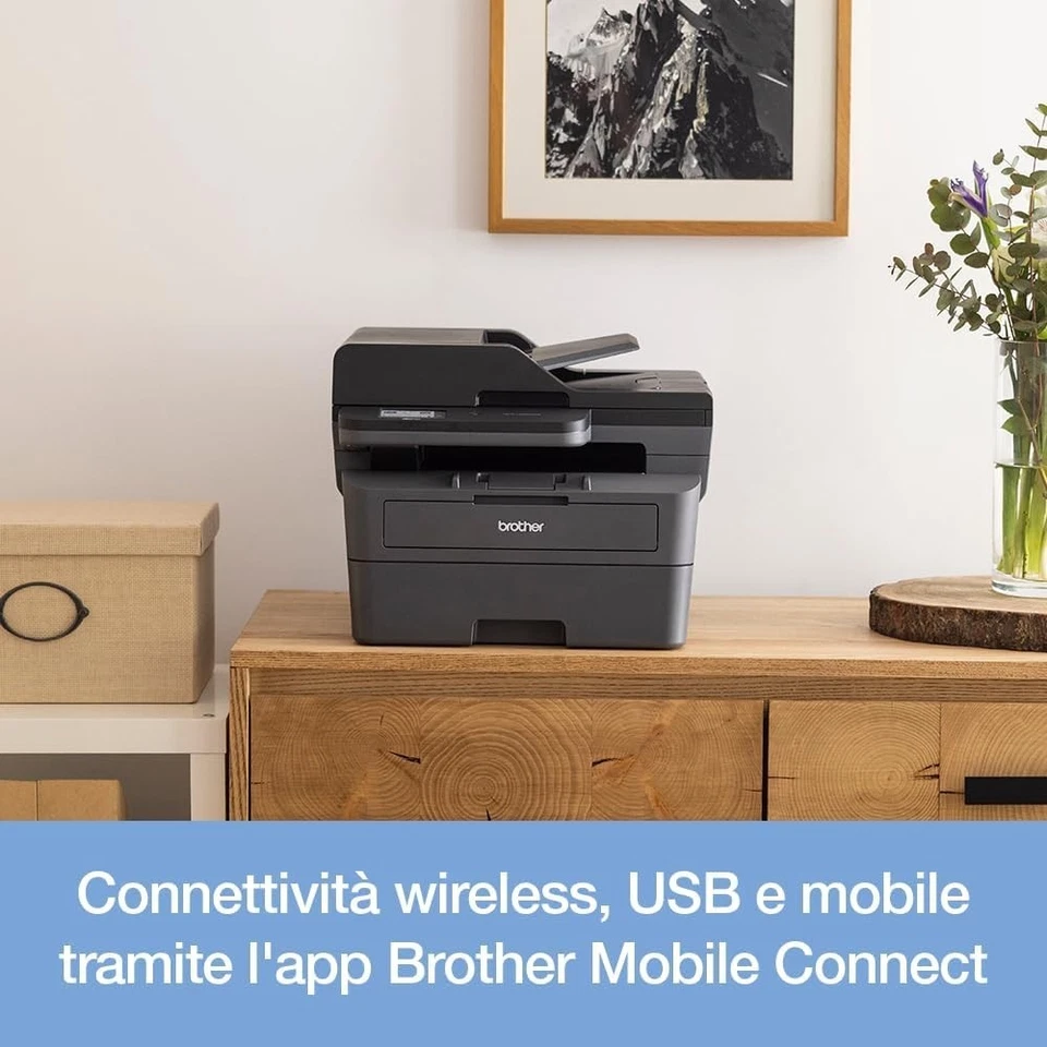 Brother MFC-L2860DWE Stampante Laser Monocromatica 4-in-1 WiFi LAN Duplex 34 ppm - Immagine 3 di 4