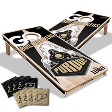 Purdue Boilermakers Cornhole Boards 2x4 Regulation UV Printed Foldable Legs