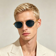 Persol Oval Sunglasses Casual Daily MODEL 1018 S 55 21 145