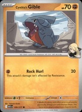 Cynthia's Gible 109/217 Common - Pokemon Ascended Heroes