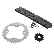 2009-2014 Honda TRX400X 400 O-Ring Chain & Sprocket Silver 13/39 520x94L
