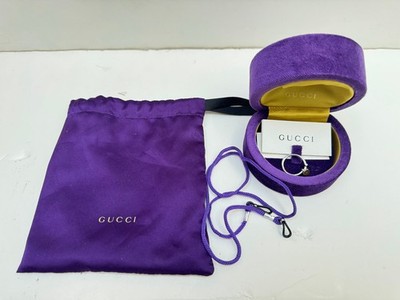 Gucci Italy Cross Wickelring mit Herz