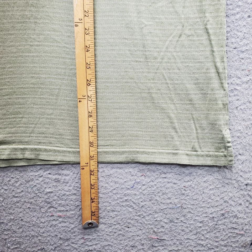 Greg Norman Golf Polo Shirt Men 2XL Green Performance Side Slit Logo Popover EUC - Image 4 of 4