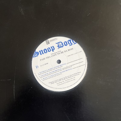 Snoop Dogg Paid Tha Cost To Be Da Boss Vinyl Double Album
